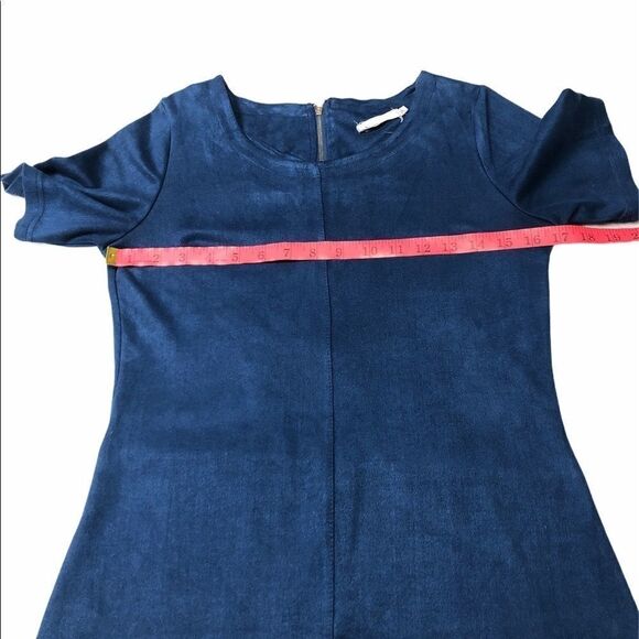 🚨 Anthro Paper Crane Faux Suede Dress - Picture 4 of 8